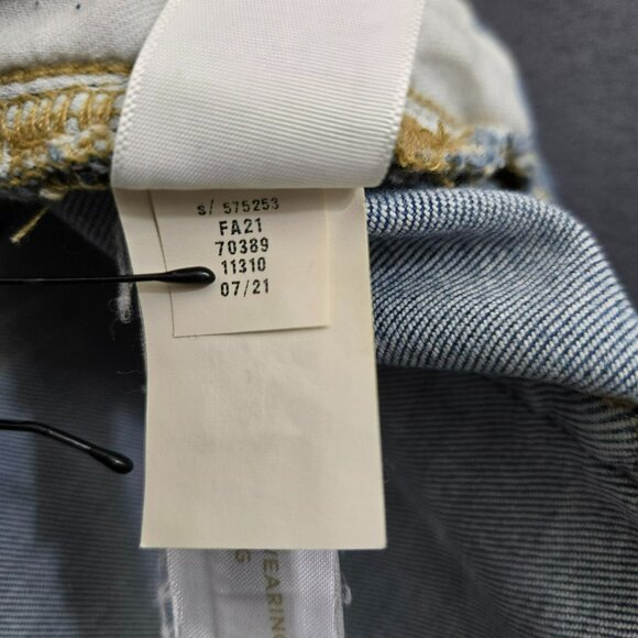 LOFT Women 12/31P High Rise Light Wash Distressed Skinny Jeans - Picture 9 of 13